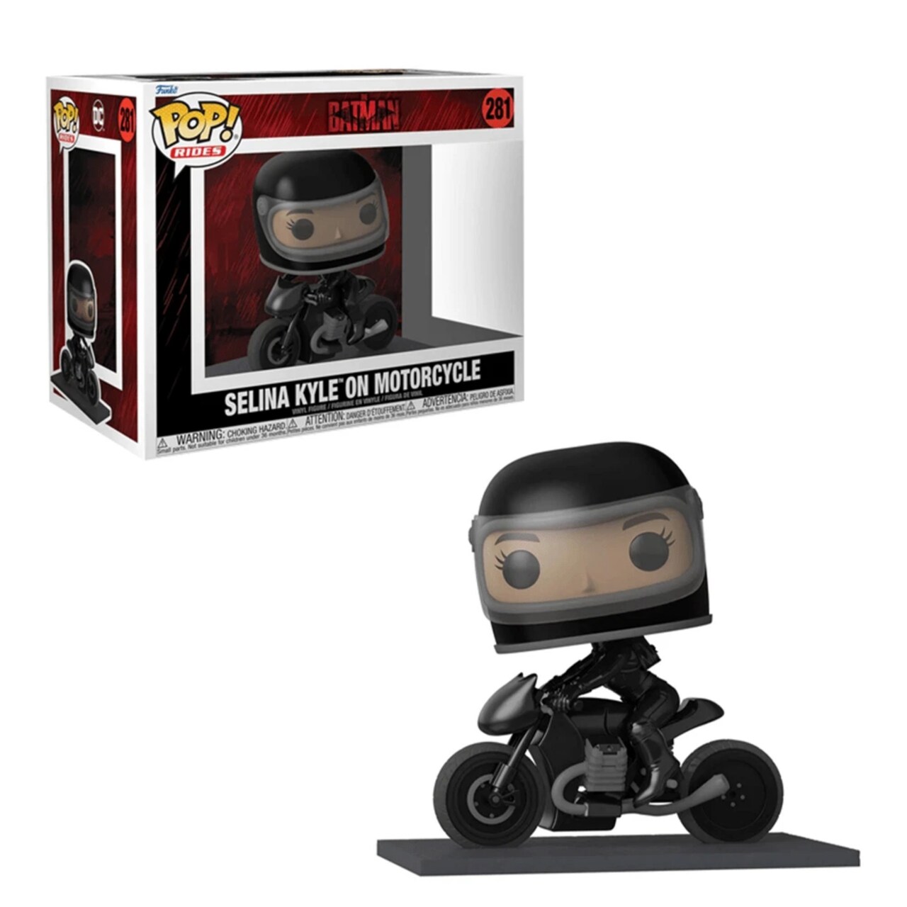 The Batman Selina Kyle Catwoman on Motorcycle Deluxe Funko Pop! Vinyl Figure #281